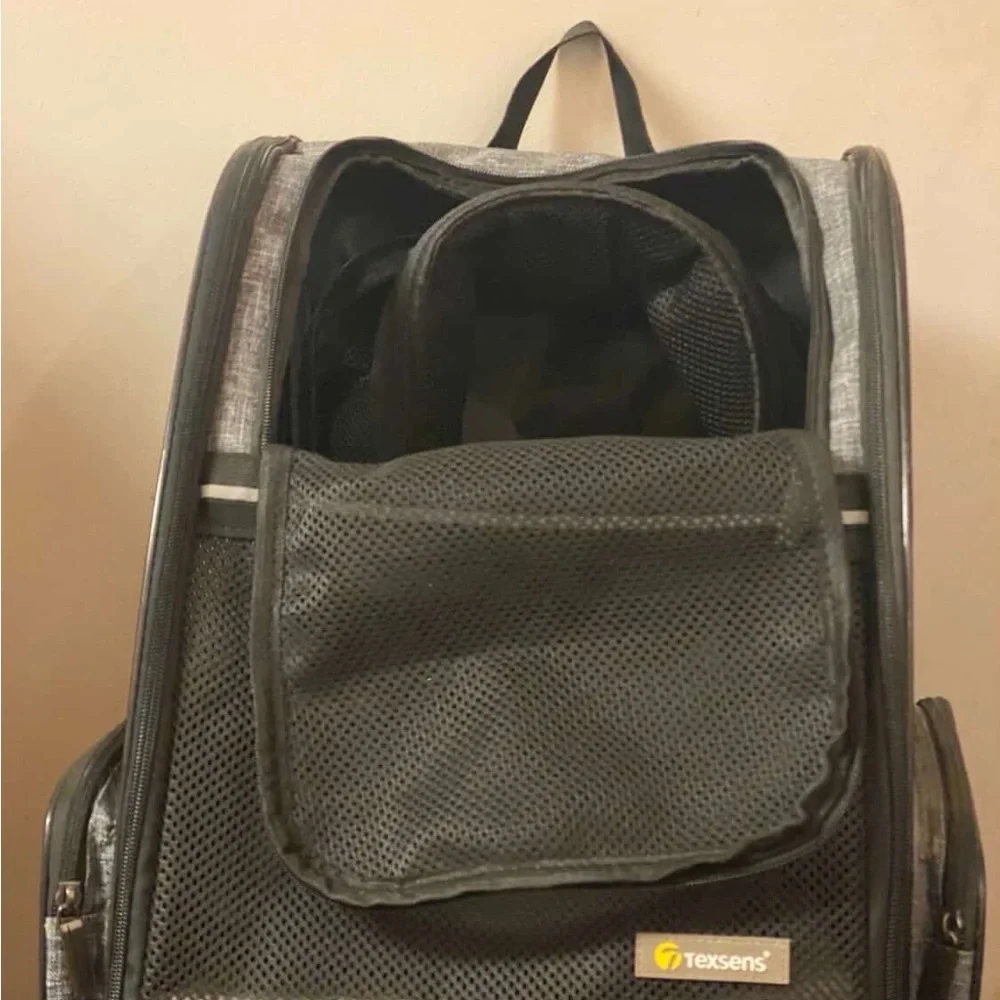 ComfortPet gray Breathable Backpack Carrier for Dogs & Cats